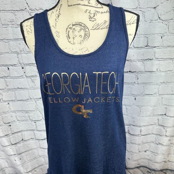 Georgia Tech Yellow Jackets Racerback Womens Tank - XL - Picture 1 of 11